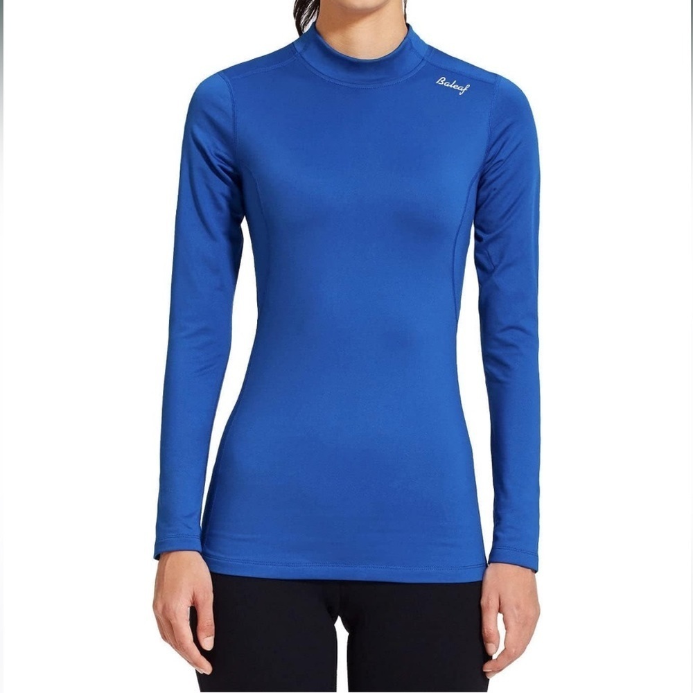 Baleaf Blue Thermal Long Sleeve Shirt Medium